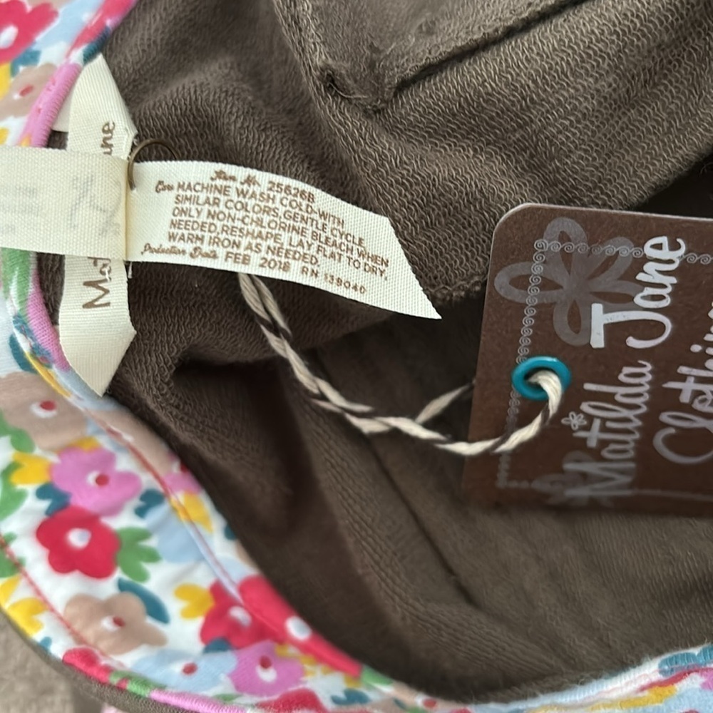 MATILDA JANE Embroidered Floral Olive Scouts Honor Pants Size L - Picture 7 of 9